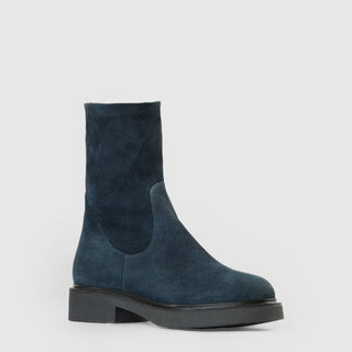 Aquatalia Binita suede ankle boot in Navy - view 2