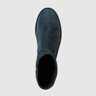 Aquatalia Binita suede ankle boot in Navy - view 3