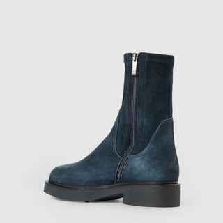 Aquatalia Binita suede ankle boot in Navy - view 4
