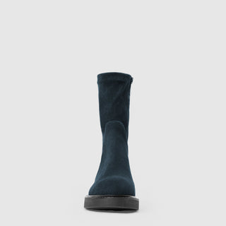 Aquatalia Binita suede ankle boot in Navy - view 5