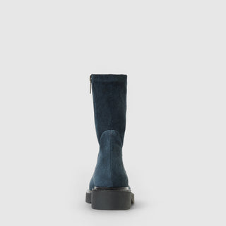 Aquatalia Binita suede ankle boot in Navy - view 6
