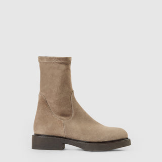 Aquatalia Binita suede ankle boot in Taupe - view 1