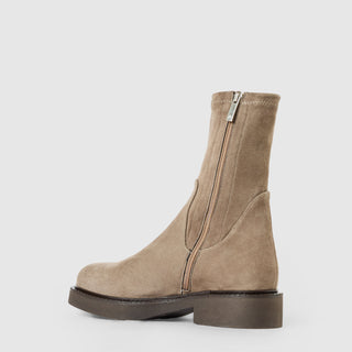 Aquatalia Binita suede ankle boot in Taupe - view 4