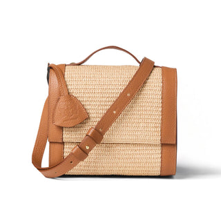 Bruno Magli Lucia Raffia HandBag