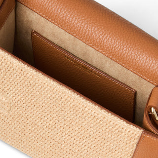 Bruno Magli Lucia Raffia HandBag