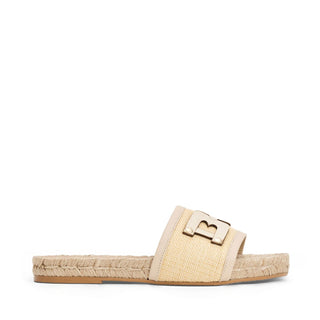 Bruno Magli Sabina Raffia Leather Sandal
