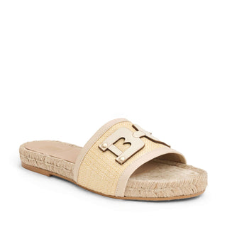 Bruno Magli Sabina Raffia Leather Sandal