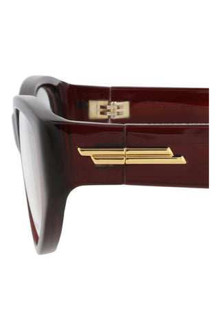 Bottega Veneta  TRANSPARENT BURGUNDY Eyeglasses