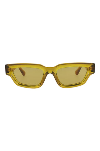 Bottega Veneta  Transparent Mustard Sunglasses