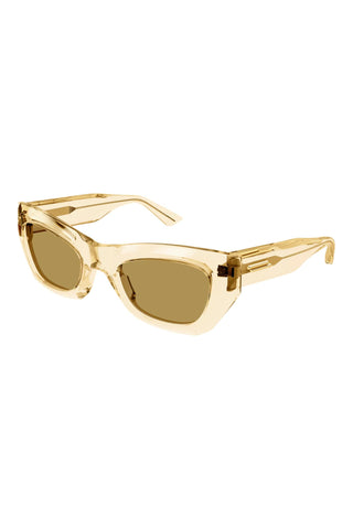 Bottega Veneta  TRANSPARENT LIGHT YELLOW Sunglasses