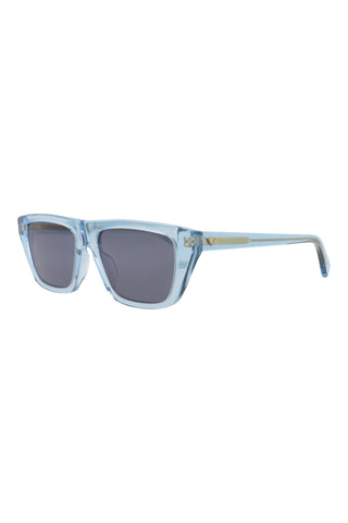 Bottega Veneta  Transparent Light Blue Sunglasses