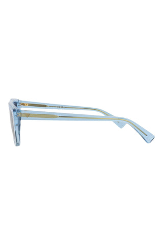 Bottega Veneta  Transparent Light Blue Sunglasses