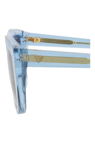 Bottega Veneta  Transparent Light Blue Sunglasses