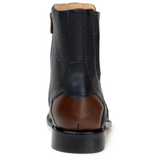 Belvedere Lima BR04 Men's Shoes Exotic Pirarucu / Leather Zipper Boot (BV3195)