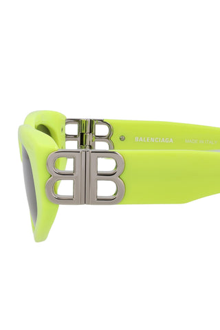 Balenciaga BB0095S Fluo Yellow Sunglasses
