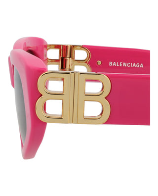 Balenciaga BB0095S Lipstick Pink Sunglasses
