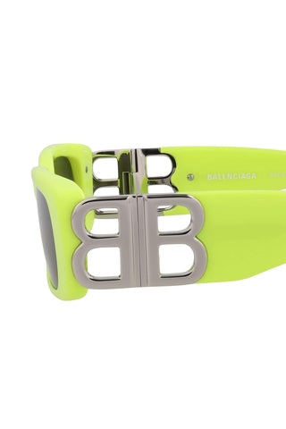 Balenciaga BB0096S Fluo Yellow Sunglasses