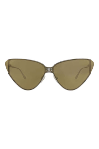 Balenciaga BB0191S Light Ruthenium Sunglasses