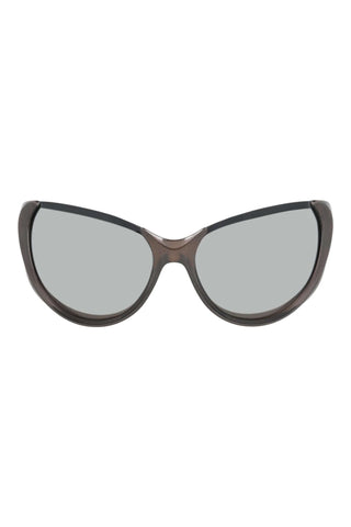 Balenciaga BB0201S METALLIC SILVER Sunglasses