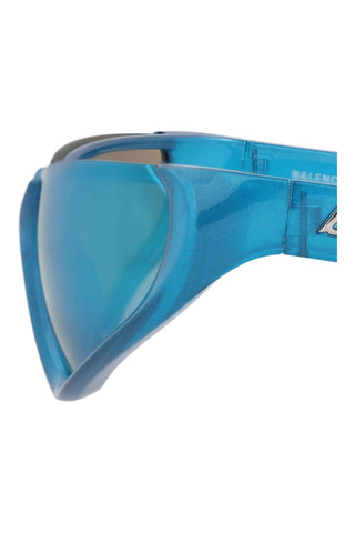 Balenciaga BB0202S METALLIC AZURE Sunglasses