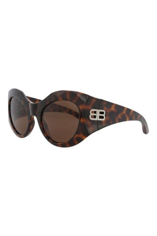 Balenciaga BB0256S Classic Havana Sunglasses