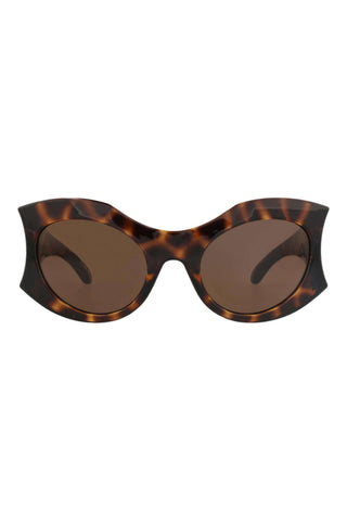 Balenciaga BB0256S Classic Havana Sunglasses