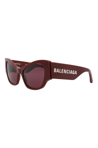 Balenciaga BB0259S BURGUNDY Sunglasses