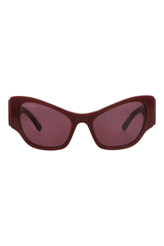 Balenciaga BB0259S BURGUNDY Sunglasses