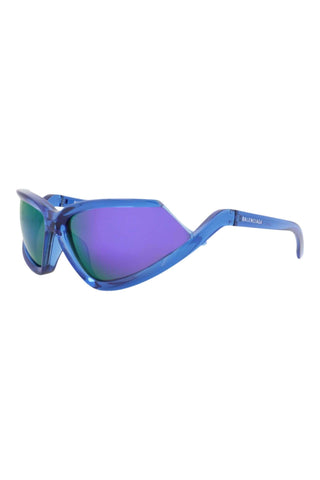 Balenciaga BB0289S Transparent Blue Sunglasses