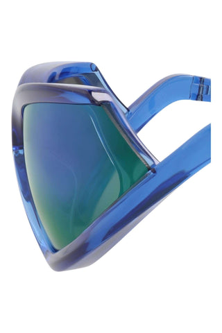 Balenciaga BB0289S Transparent Blue Sunglasses