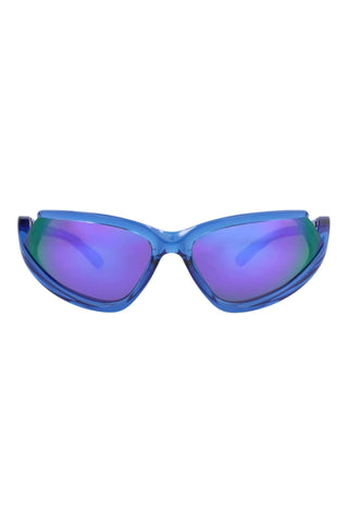 Balenciaga BB0289S Transparent Blue Sunglasses