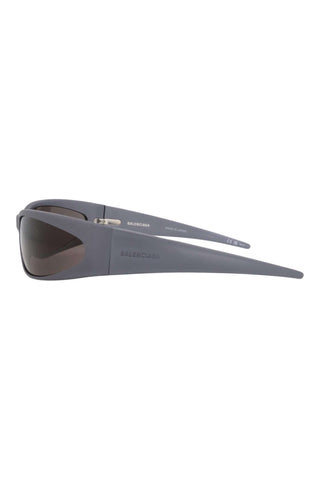 Balenciaga BB0290S Satin Dark Grey Sunglasses