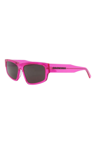 Balenciaga BB0305S Transparent Fuchsia Sunglasses
