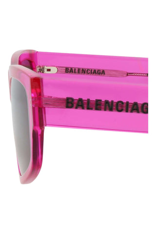 Balenciaga BB0305S Transparent Fuchsia Sunglasses
