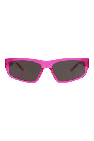 Balenciaga BB0305S Transparent Fuchsia Sunglasses