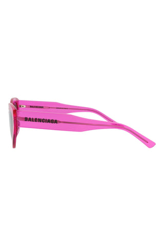 Balenciaga BB0306S Transparent Fuchsia Sunglasses