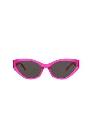 Balenciaga BB0306S Transparent Fuchsia Sunglasses