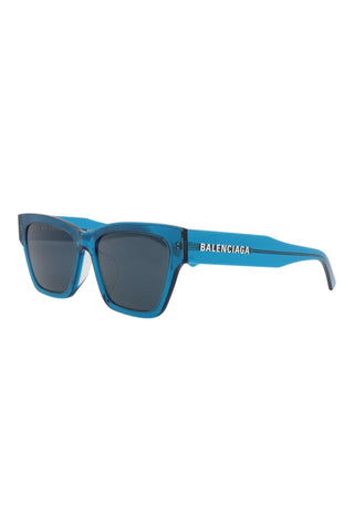 Balenciaga BB0307SA TRANSPARENT BLUE Sunglasses