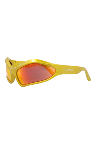 Balenciaga BB0314S METALLIC YELLOW Sunglasses