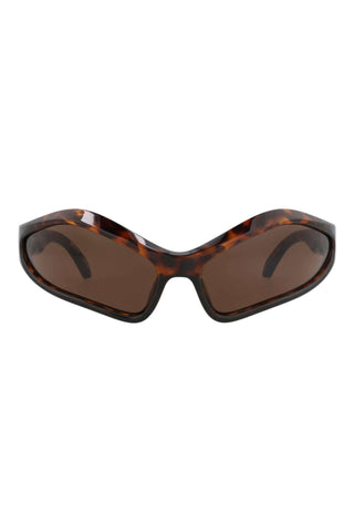 Balenciaga BB0314S SPOTTED HAVANA Sunglasses