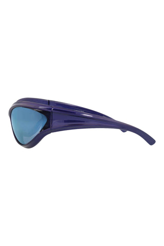 Balenciaga BB0317S METALLIC BLUE Sunglasses