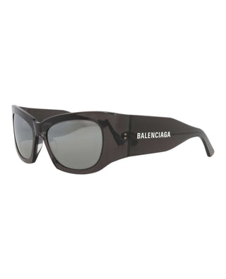 Balenciaga BB0327S TRANSPARENT DARK GREY Sunglasses