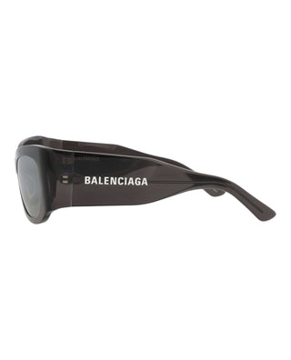 Balenciaga BB0327S TRANSPARENT DARK GREY Sunglasses
