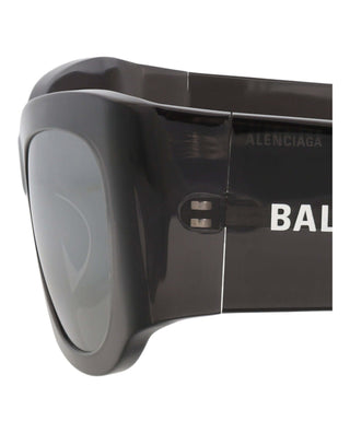 Balenciaga BB0327S TRANSPARENT DARK GREY Sunglasses