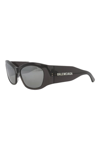 Balenciaga BB0329S Transparent Dark Grey Sunglasses