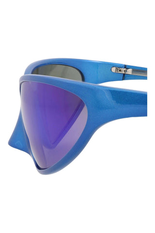 Balenciaga BB0349S METALLIC BLUE Sunglasses