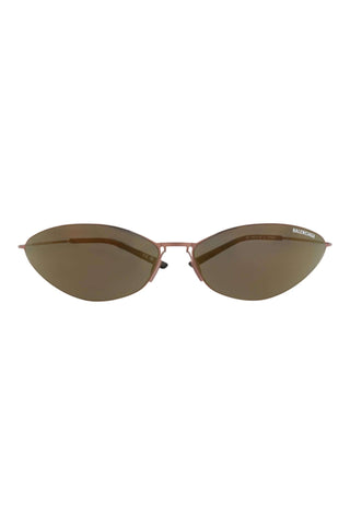 Balenciaga BB0350S TRANSPARENT VARNISHED BROWN Sunglasses