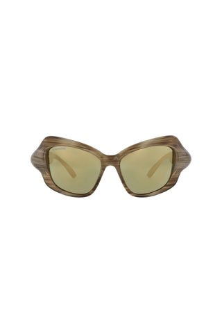 Balenciaga BB0353S SPRAYED CLASSIC HORN Sunglasses