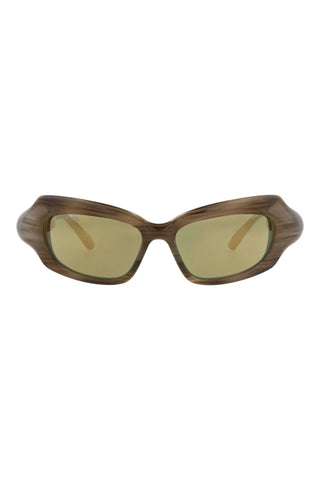 Balenciaga BB0354S SPRAYED CLASSIC HORN Sunglasses