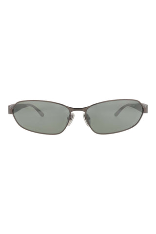 Balenciaga BB0355S MATTE BRUSHED GUNMETAL Sunglasses